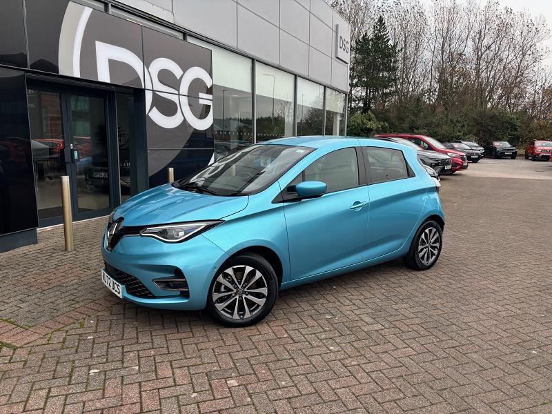 2022 72 Renault Zoe 100kw Gt Line + R135 50kwh Rapid Charge 5dr Auto Electric Automatic In Blue