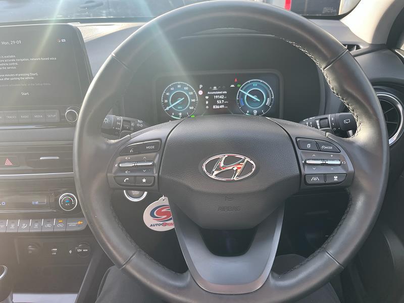 2022 72 Hyundai Kona 1.6 Gdi Hybrid Ultimate 5dr Dct Hybrid Petrol Automatic In Surfy Blue