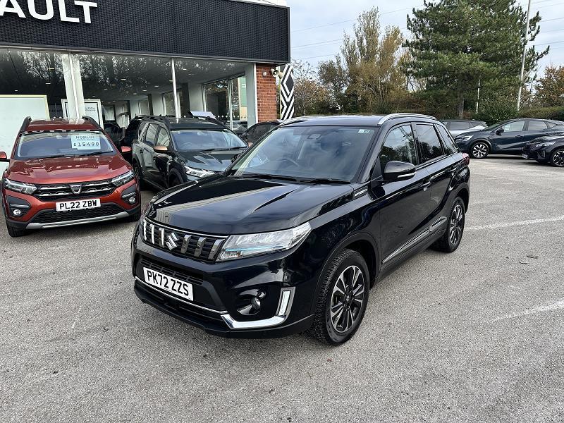2023 72 Suzuki Vitara 1.4 Boosterjet 48v Hybrid Sz5 Allgrip 5dr Mild Hybrid Electric Petrol Manual In Black