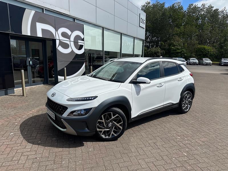 2023 23 Hyundai Kona 1.6 Gdi Hybrid Premium 5dr Dct Hybrid Electric Automatic In White
