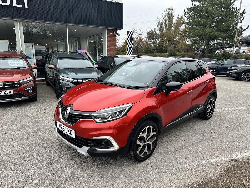2018 18 Renault Captur 0.9 Tce 90 Gt Line 5dr Petrol Manual In Flame Red / Black Roof