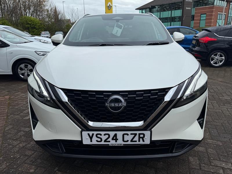 2024 24 Nissan Qashqai 1.3 Dig-t Mh Tekna 5dr Hybrid Electric Manual In White