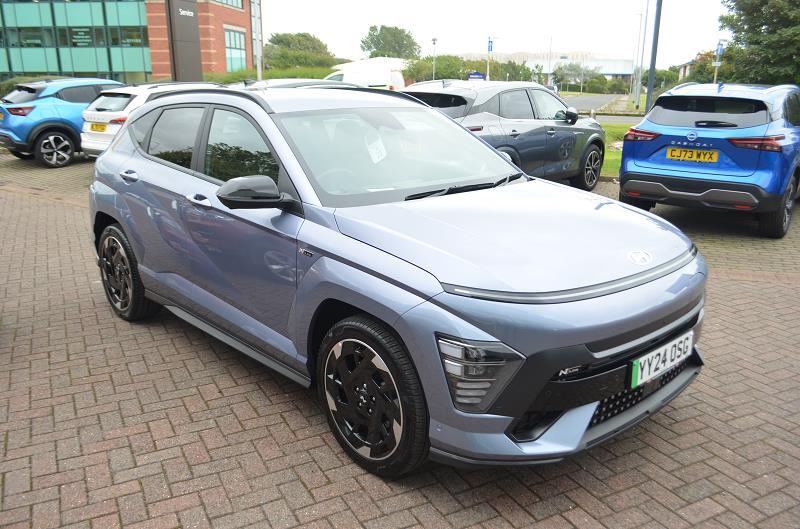 2024 24 Hyundai Kona 160kw N Line S 65kwh 5dr Auto Electric Automatic In Blue