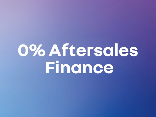 0% aftersales finance